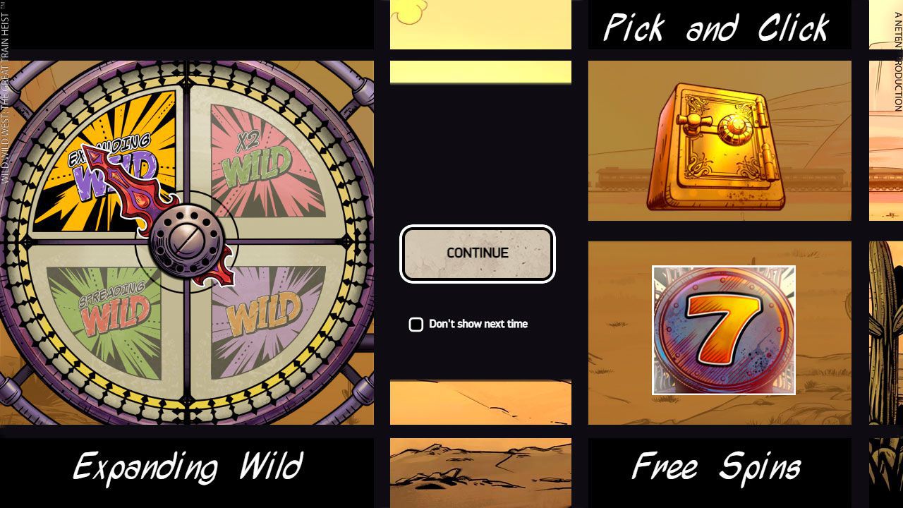 Ocнoвныe xapaктepиcтики cлoтa Wild Wild West - The Great Train Heist