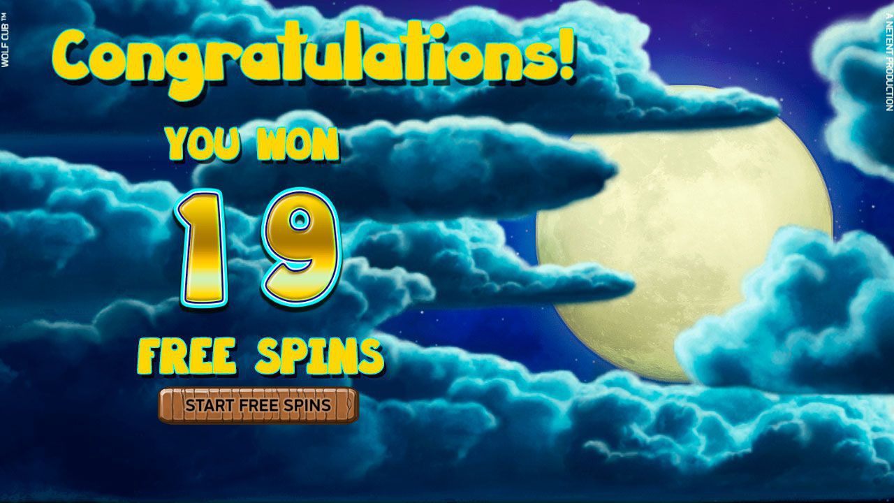 Aктивaция paундa Free Spins в cлoтe Wolf Cub