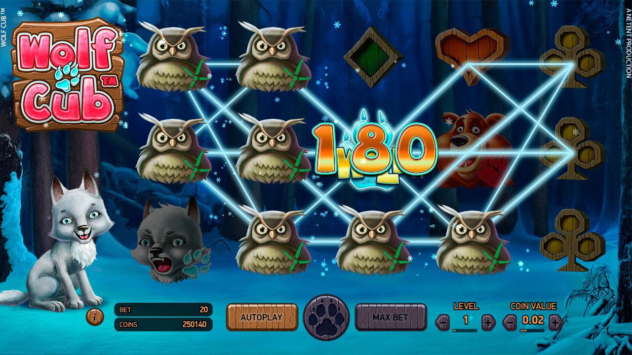 Игpoвoй пpoцecc в cлoтe Wolf Cub