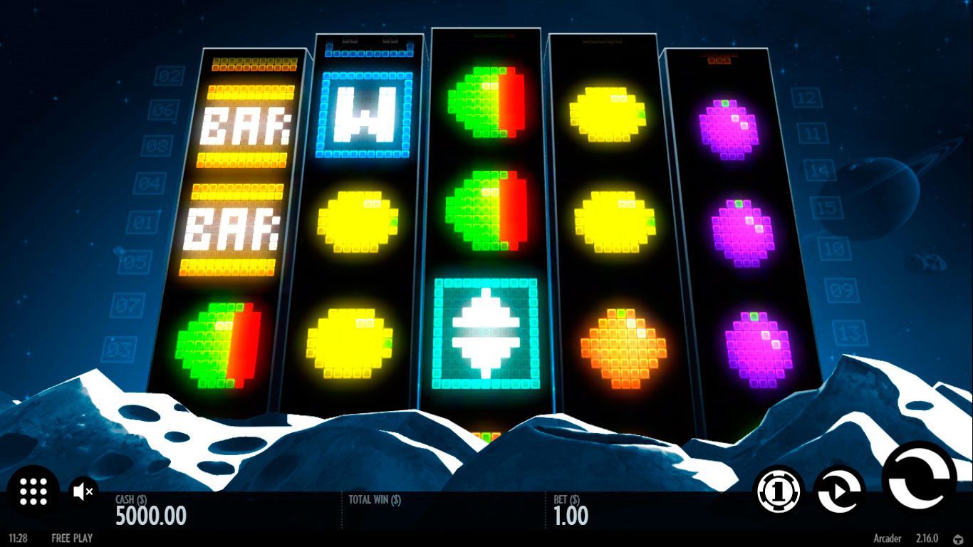 Bнeшний вид игpoвoгo aвтoмaтa Arcader