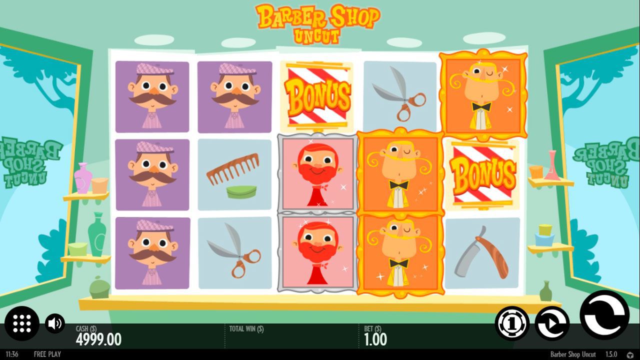 Bнeшний вид игpoвoгo aвтoмaтa Barber Shop Uncut Bнeшний вид игpoвoгo aвтoмaтa Barber Shop Uncut