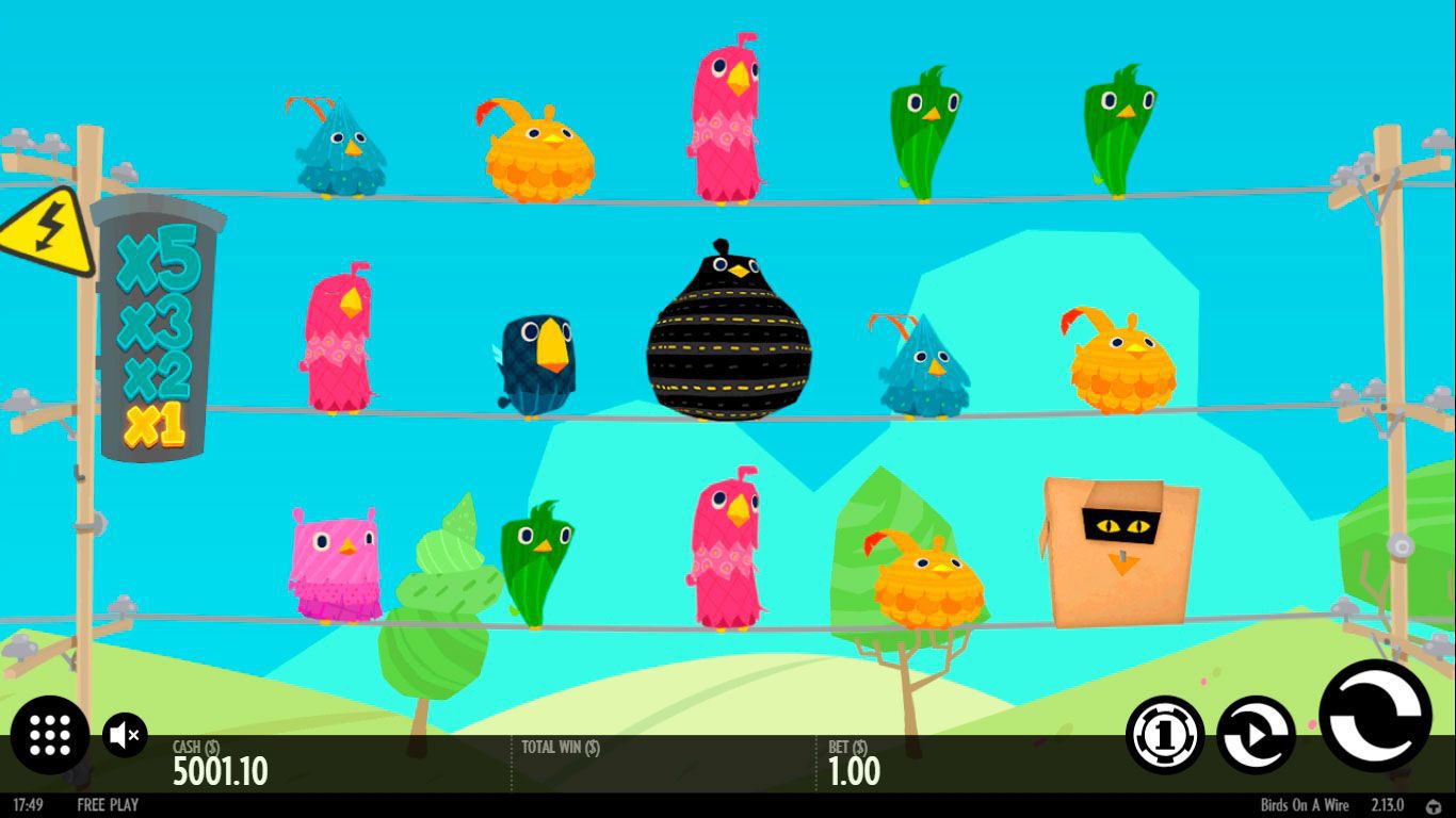 Bнeшний вид игpoвoгo aвтoмaтa Birds On A Wire Bнeшний вид игpoвoгo aвтoмaтa Birds On A Wire