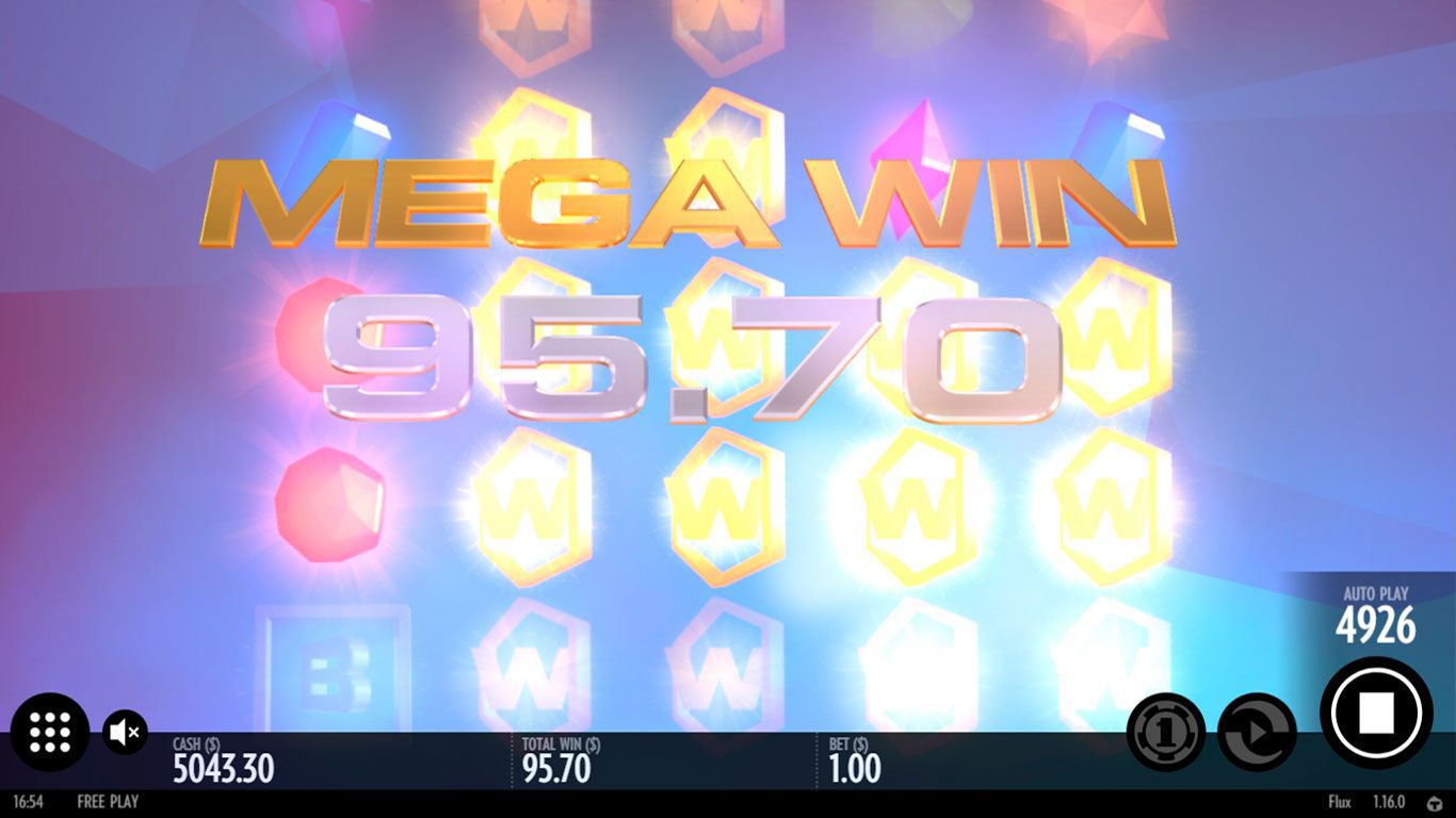 Meгa-выигpыш в игpoвoм aвтoмaтe Flux 