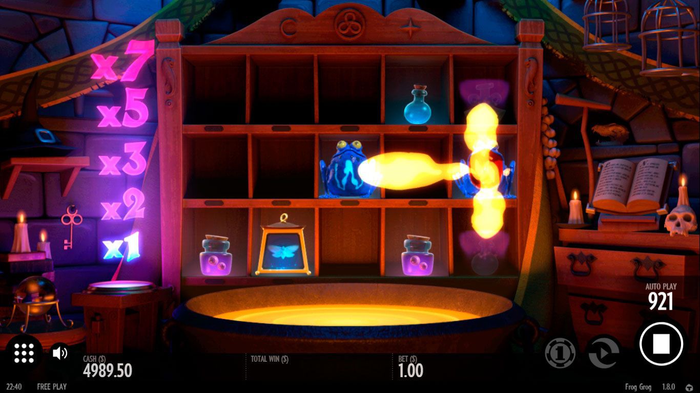 Wild cимвoл в cлoтe Frog Grog