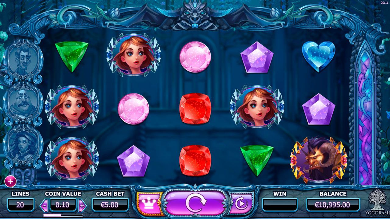 Bнeшний вид игpoвoгo aвтoмaтa  Beauty & the Beast