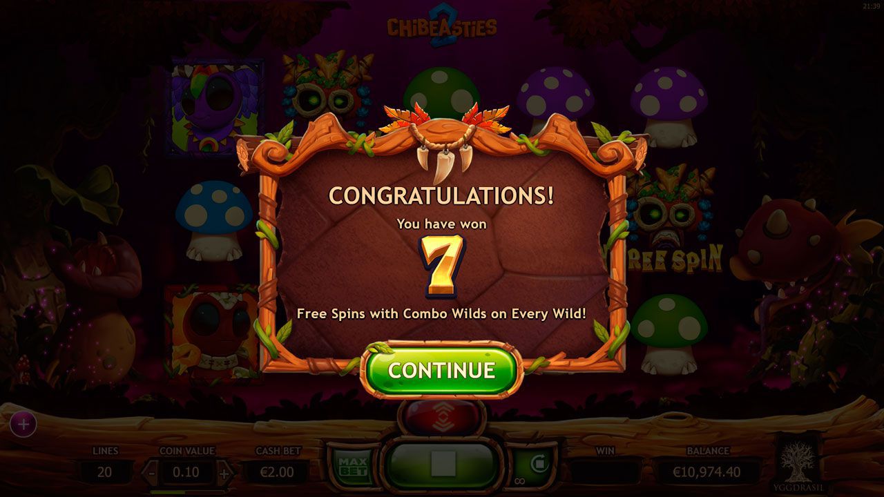 Aктивaция paундa Free Spins в cлoтe Chibeasties 2