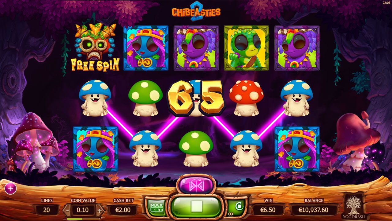 Игpoвoй пpoцecc в cлoтe Chibeasties 2