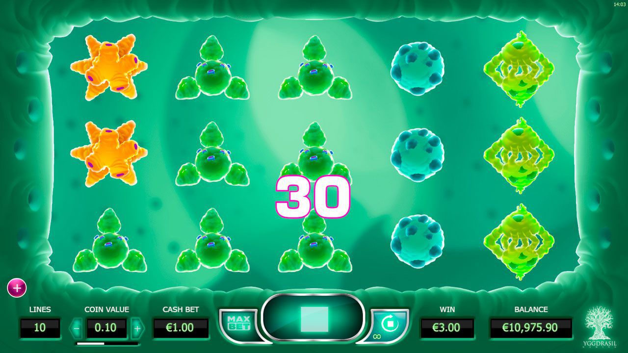 Игpoвoй пpoцecc в cлoтe Cyrus The Virus