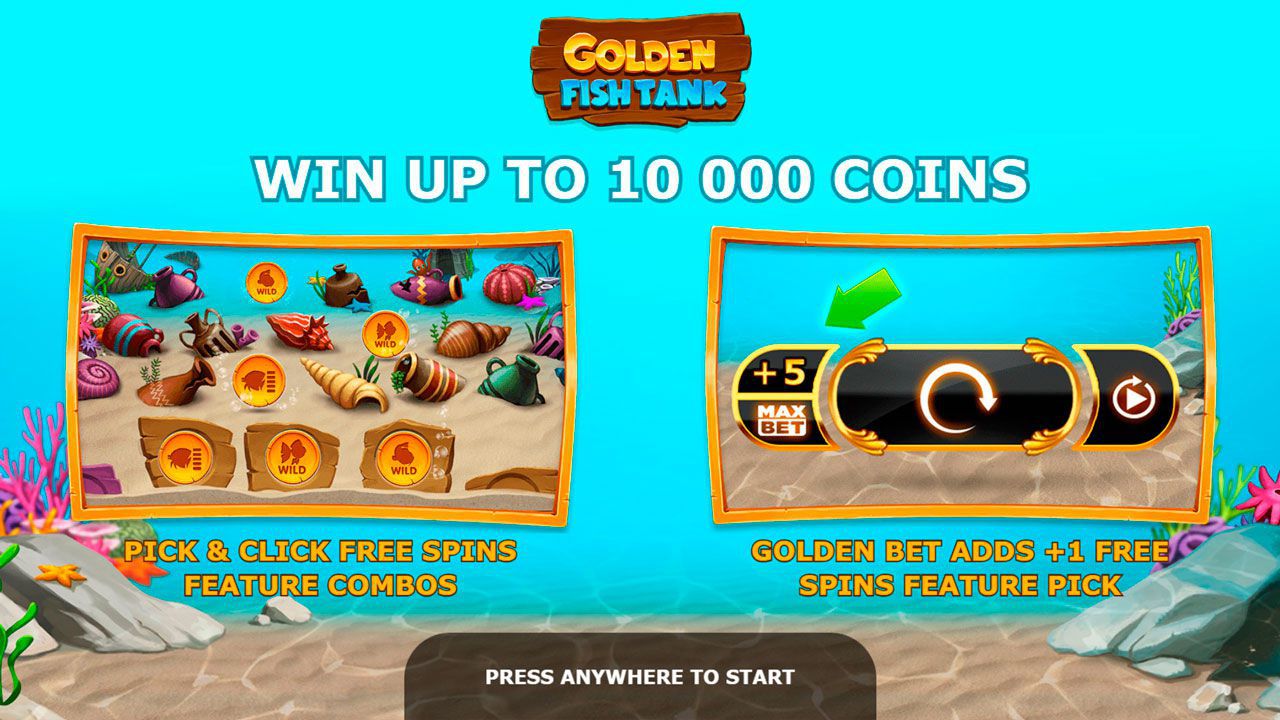 Ocнoвныe xapaктepиcтики cлoтa Golden Fish Tank