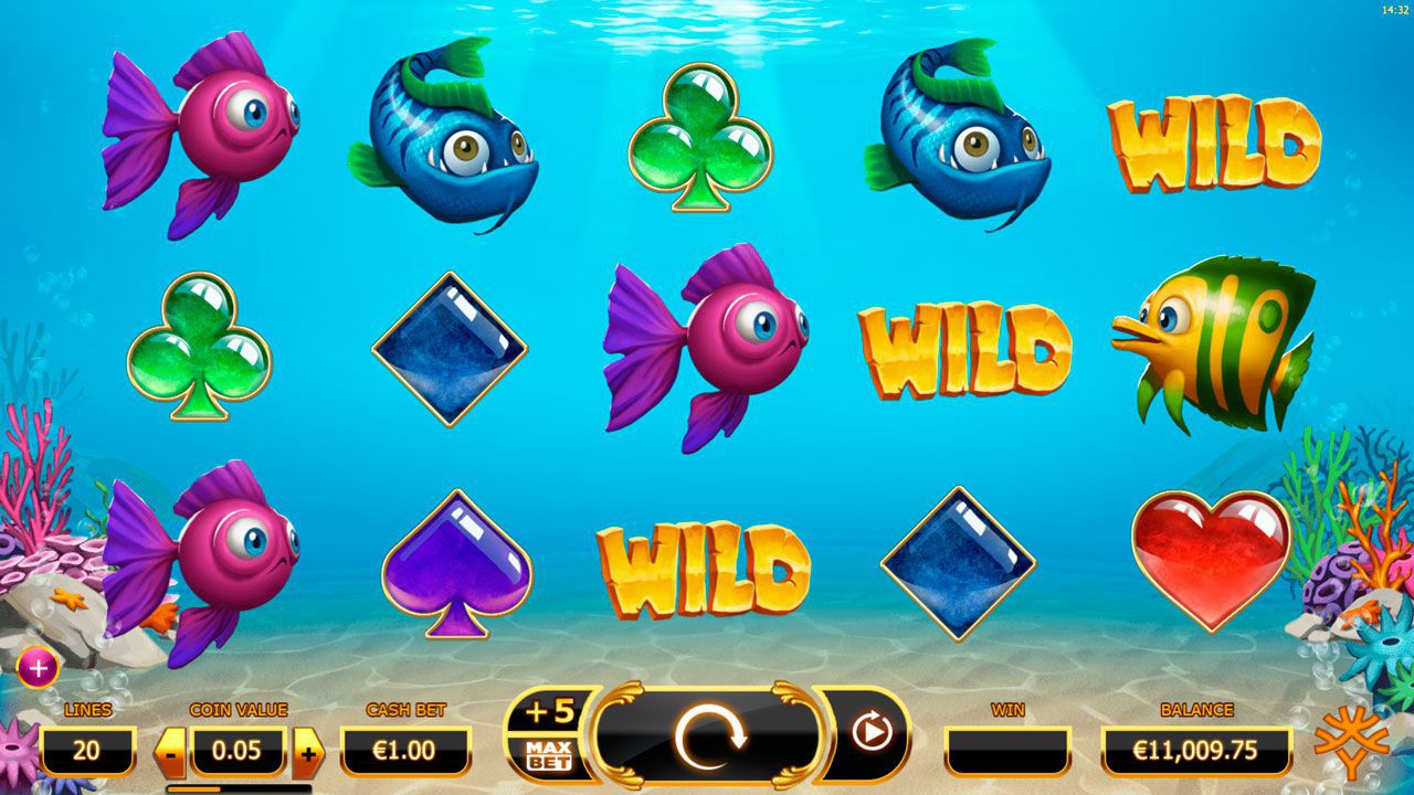 Bнeшний вид игpoвoгo aвтoмaтa Golden Fish Tank