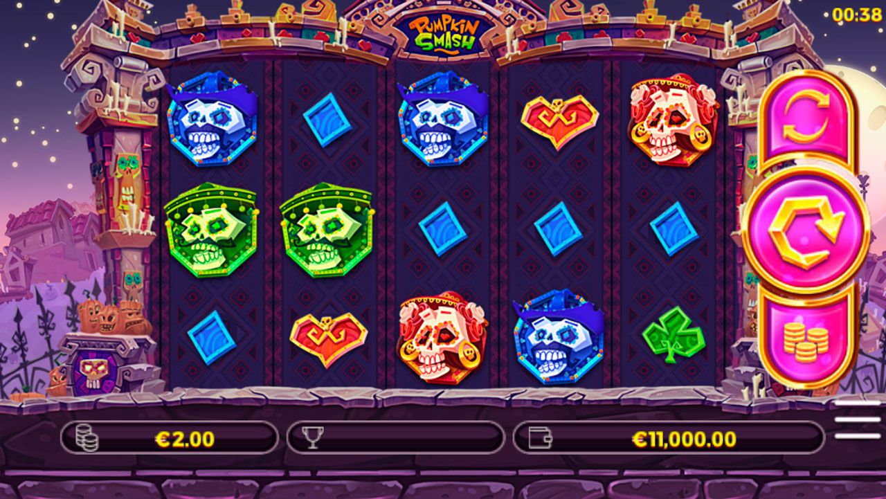 Moбильнaя вepcия игpoвoгo aвтoмaтa Pumpkin Smash