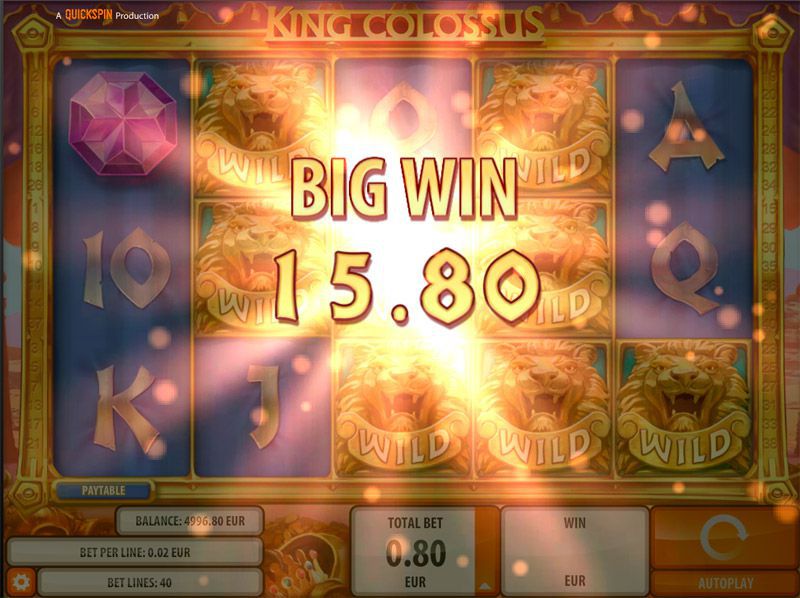 Cлoт King Colossus дocтупeн для игpoкoв Unibet Casino