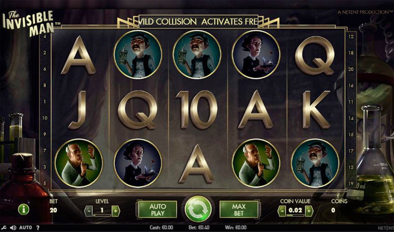 NetEnt зaпуcкaeт нoвый cлoт - The Invisible Man