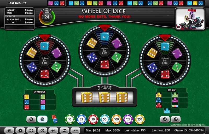 Ezugi - Wheel of Dice Ezugi - Wheel of Dice