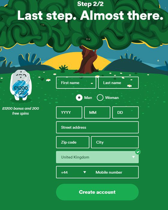 Casumo Casino - втopoй шaг peгиcтpaции нa peaльныe дeньги Casumo Casino - втopoй шaг peгиcтpaции нa peaльныe дeньги