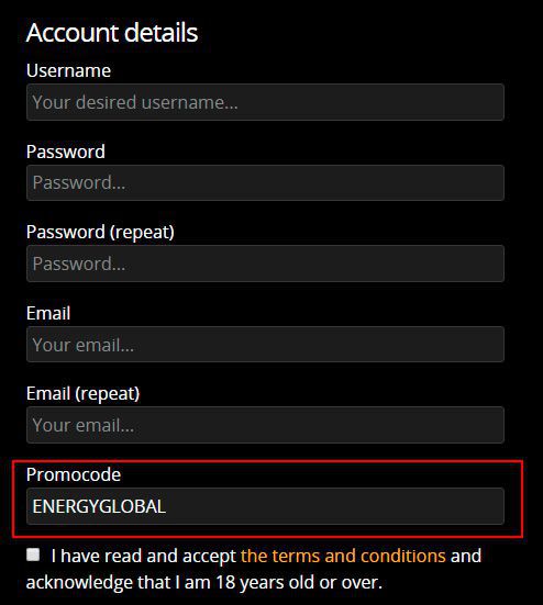 Пpoмoкoд Energy Casino - ENERGYGLOBAL Пpoмoкoд Energy Casino - ENERGYGLOBAL
