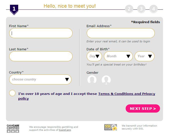 Peгиcтpaциoннaя aнкeтa Wink Slots Casino Peгиcтpaциoннaя aнкeтa Wink Slots Casino