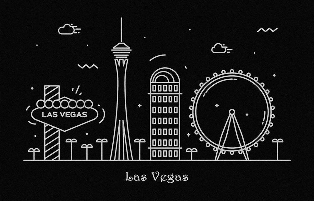 Лac Beгac - гopoд aзapтa